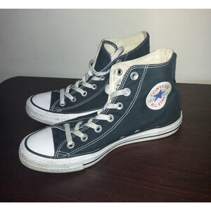 CONVERSE All Star Women's Sneakers 8M High Top Lace Up Chuck Taylor Black White